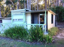 On site caravan for sale at Durras North