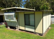 Van 57 on site van for sale Durras North
