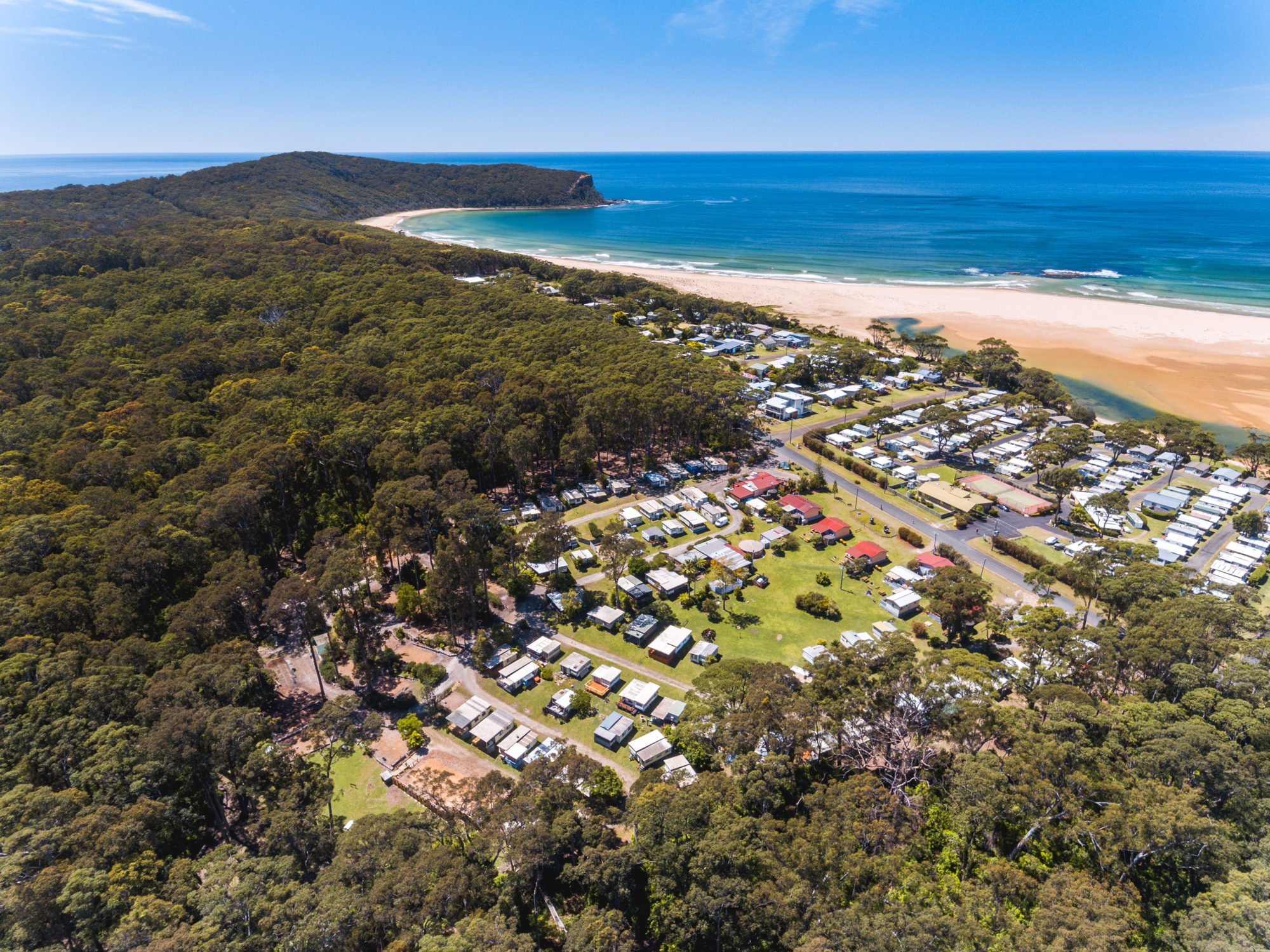 Durras Lake North Holiday Park Cottages Cabins And Campsite